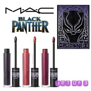 MAC Black Panther Wakanda Forever Gloss Trio